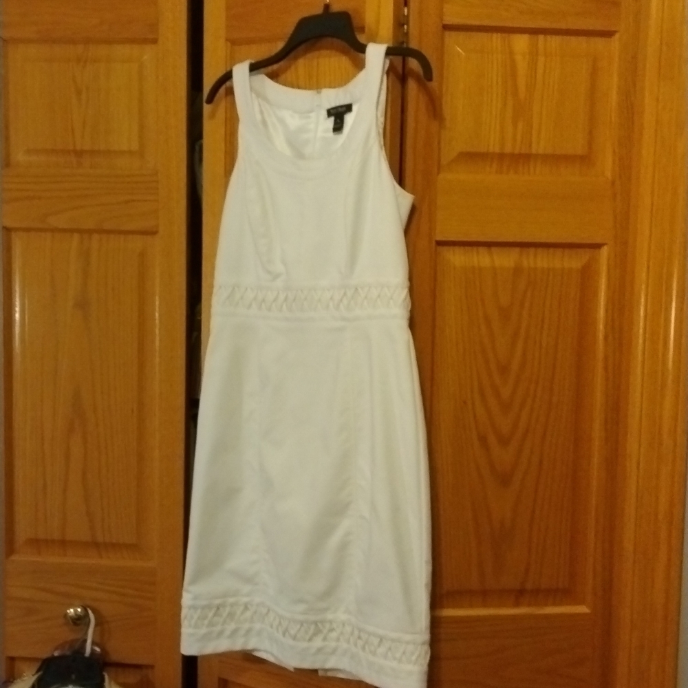 White House Black Market,cotton fully lined dress size 8